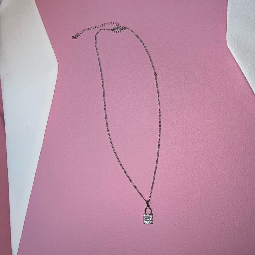 silver locket necklace